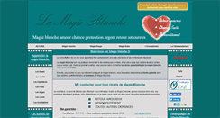 Desktop Screenshot of magieblanche.fr