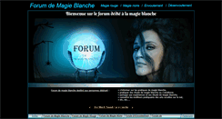 Desktop Screenshot of magieblanche.info