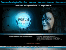 Tablet Screenshot of magieblanche.info