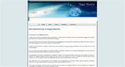 Desktop Screenshot of magieblanche.org