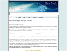 Tablet Screenshot of magieblanche.org