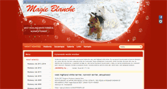 Desktop Screenshot of magieblanche.com.pl